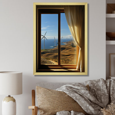 " Wind Turbines Minimalism Scenery III "