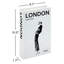 London London New York Decor, ensemble de faux livres Kaeman noir et blanc