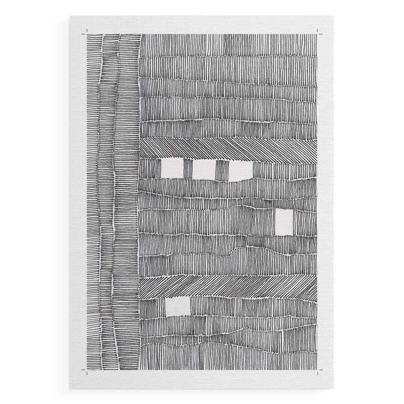Tedious I - Impression sur toile seulement - NON-CADRE, H 27 po x l 18 po