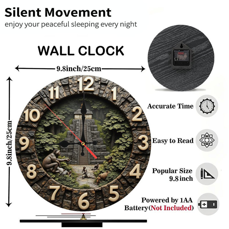 Horloge murale Stone