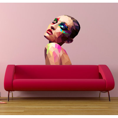 Adhésif décoratif polygonal stylish