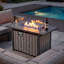 Foyer de table d'extérieur au propane de 43 po 50 000 BTU avec pare-vent