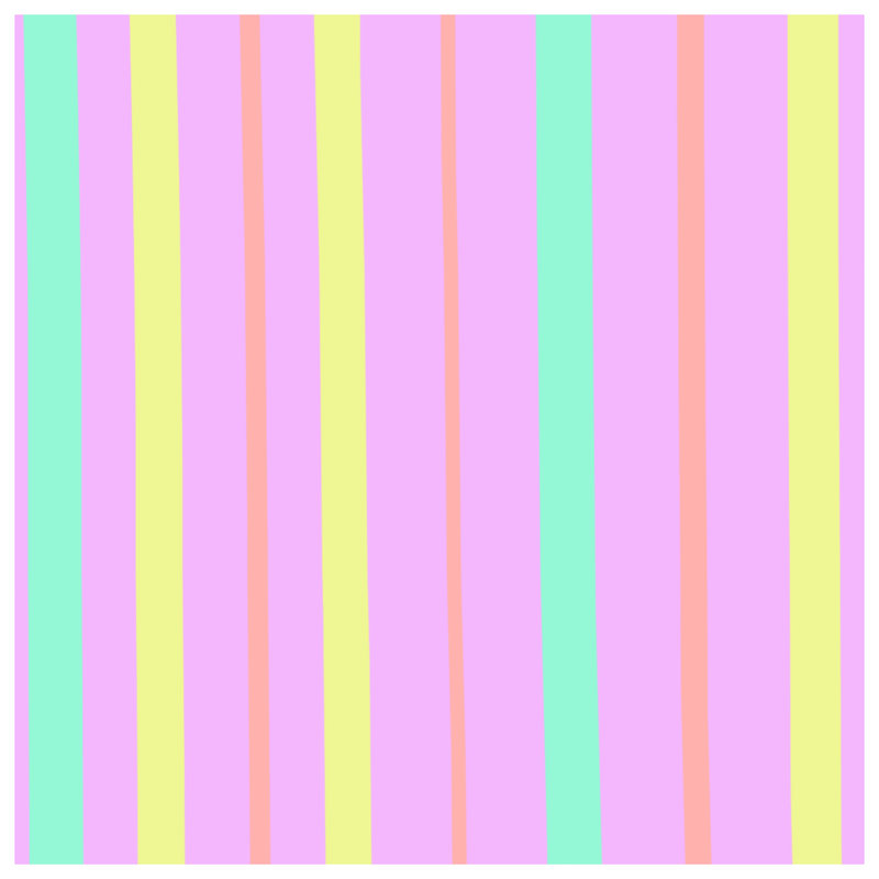 Pastel Vertical Stripes Comforter, Queen