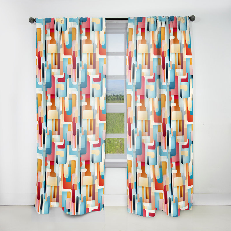 Rideau en velours moderne Urban Serenity II - obscurcissant - 1 panneau, L 52 po x L 108 po