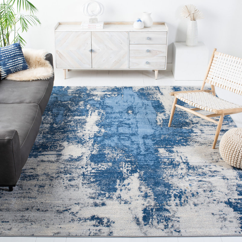 Jasper 100 Performance Abstract Rug, Rectangle 9' x 12'