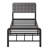 12 Inch Bed Frame with Upholstered Headboard and Metal Footboard-1636729541-1636729542