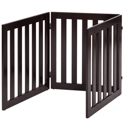Wood Free Standing Pet Gate