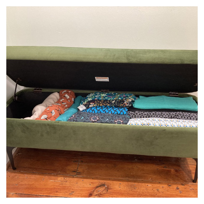 Wade Logan® Ameelya Upholstered Storage Bench Reviews AllModern