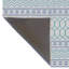 Tapis à motif géométrique bleu à motif géométrique-136154588