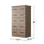 Commode 5 tiroirs 5 pouces Giello-456157300