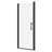 32-33.5＂W X 75＂Pivot Single Shower Door With 1/4＂(6Mm) Clear Tempered Glass