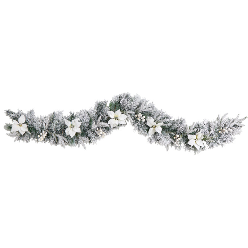 72'' in. Lighted Faux Garland