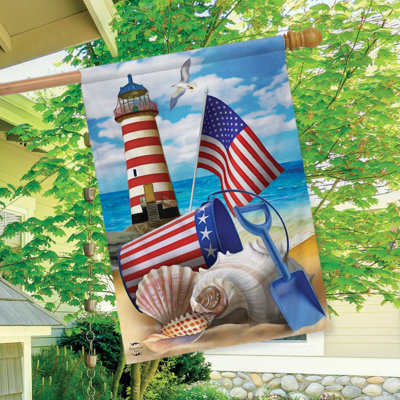 Sea To Shining Sea House Flag