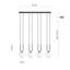 Spahn 4 - Light Black Kitchen Island Pendant-69425634-69425633