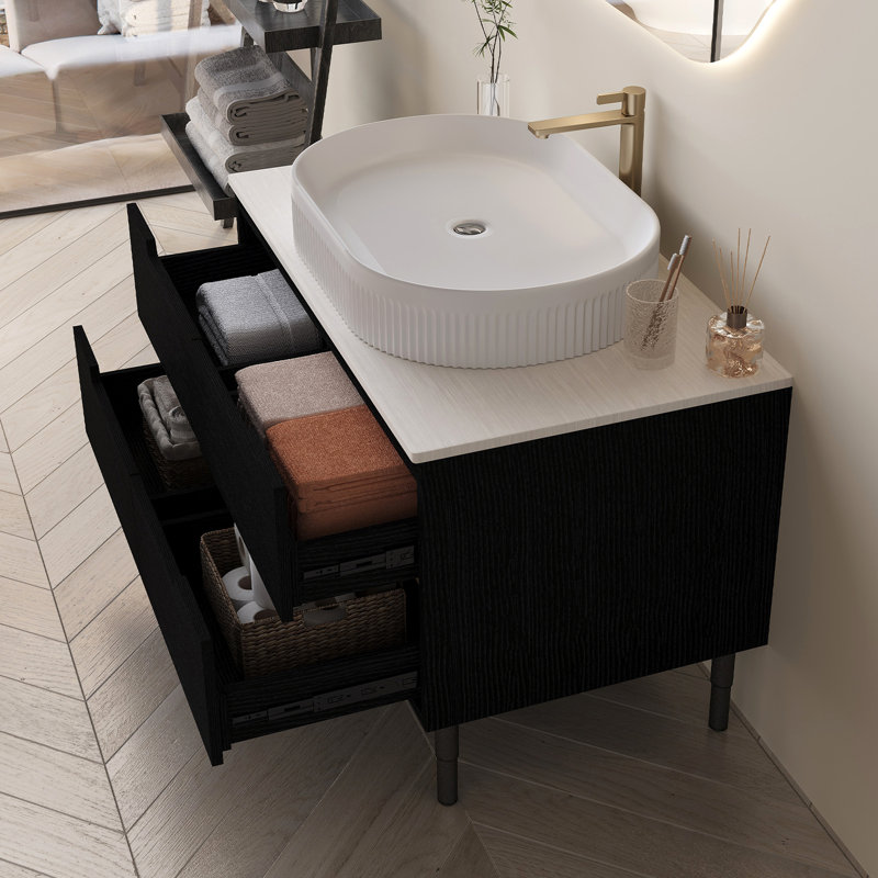 Bathroom Vanity with Sink and Soft-Close Drawers
