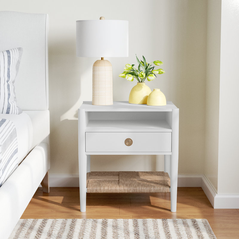 Madeline 22.75'' W Nightstand, White