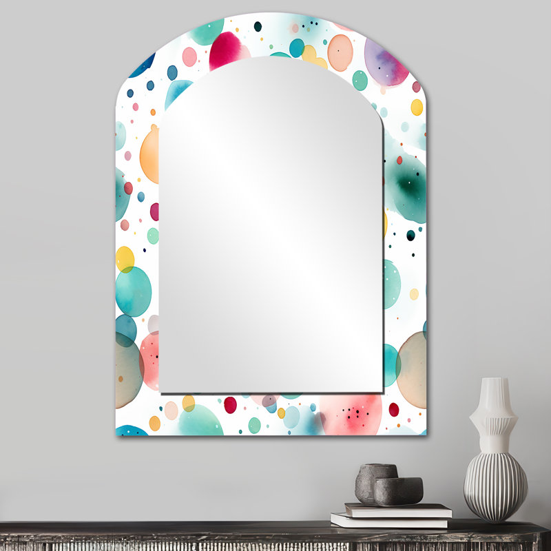 Motif à pois Watercolor Delight, 34 po x 25 po