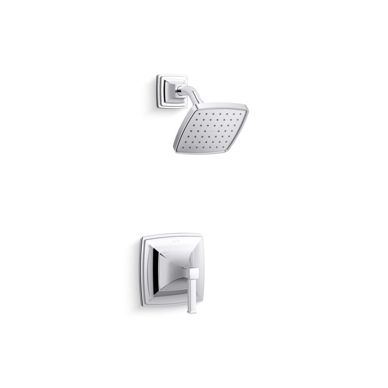 Riff Pressure-Balancing Shower Faucet Trim, Polished Chrome