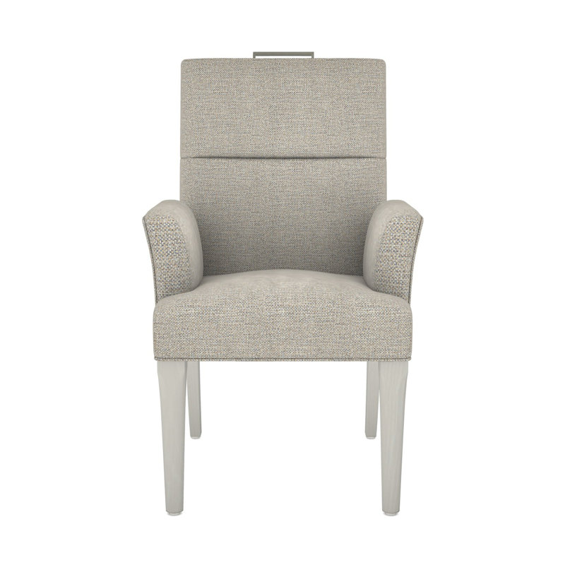 Thom Filicia Home Fabric Tight Back Arm Chair, Impala Storm, Wrenn