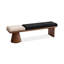 Banc rembourré en bois massif beige-1392393171-1392393175