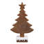 Ensemble de 2 tables de table en résine Gingerbread Tree