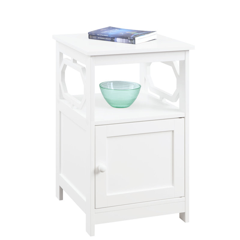 Minburn 26'' Tall End Table, White