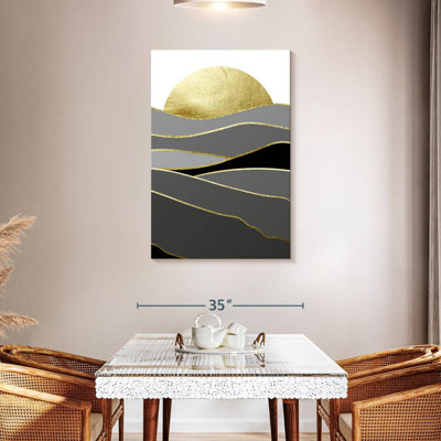 Avery Bohemian Landscape Black Gold II