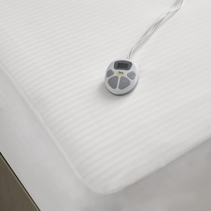 Serta Waterproof Heated Mattress Pad, Twin XL