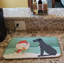 Tapis de séchage labrador Snowman Christmas-38439432