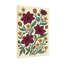 Motif floral de plantes et de fleurs avec des fleurs rouges et jaunes-1903722749