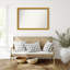 Townhouse Gold Non-Beveled Bathroom Wall Mirror-1016737340