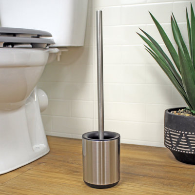 Rondo Free Standing Toilet Brush and Holder