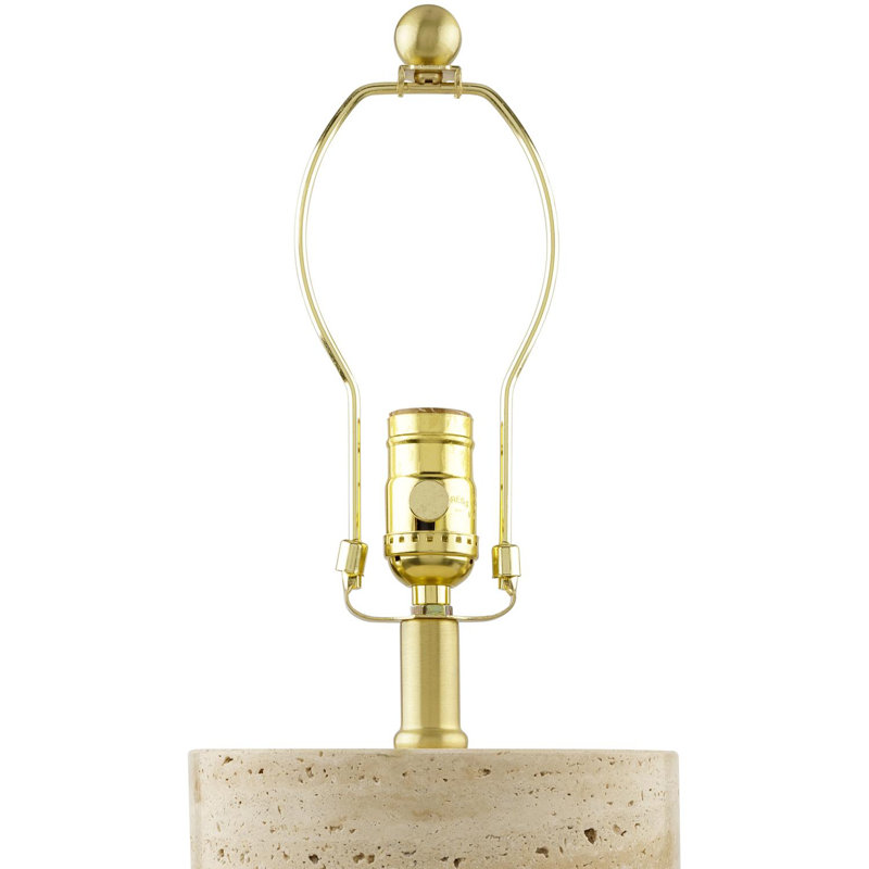 Stone Accent Lamp, White