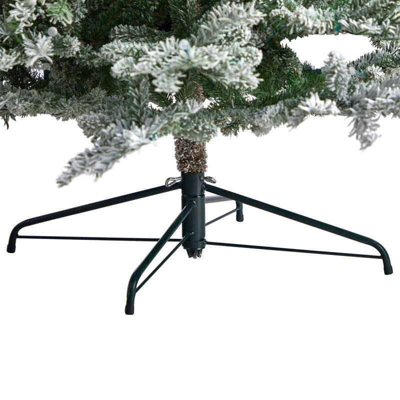 Arbre de Noël élancé épinette artificiel avec 500 lumières DEL, H 8,5 pi