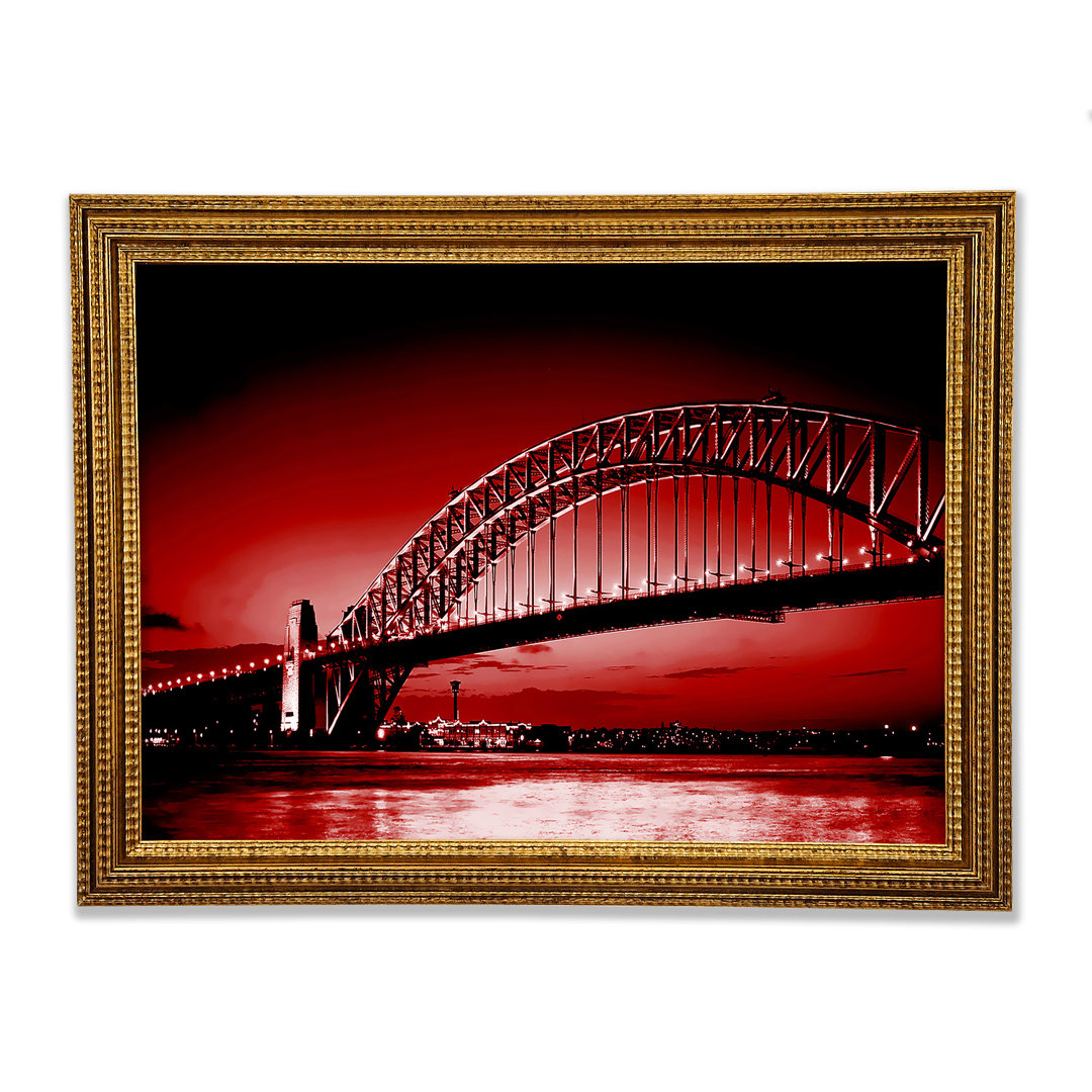 Sydney Harbour Bridge Rot - Druck