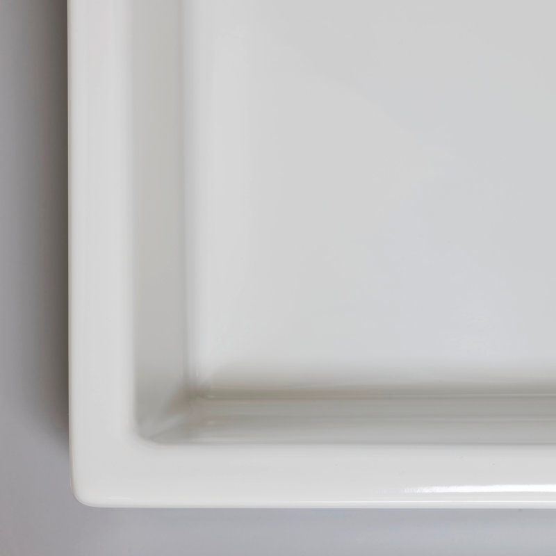 Lavabo de salle de bain vasque rectangulaire en céramique blanche Duravit Vero