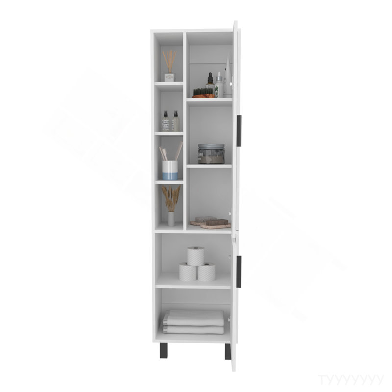 Armoire de rangement Delta, blanc, salle de bain