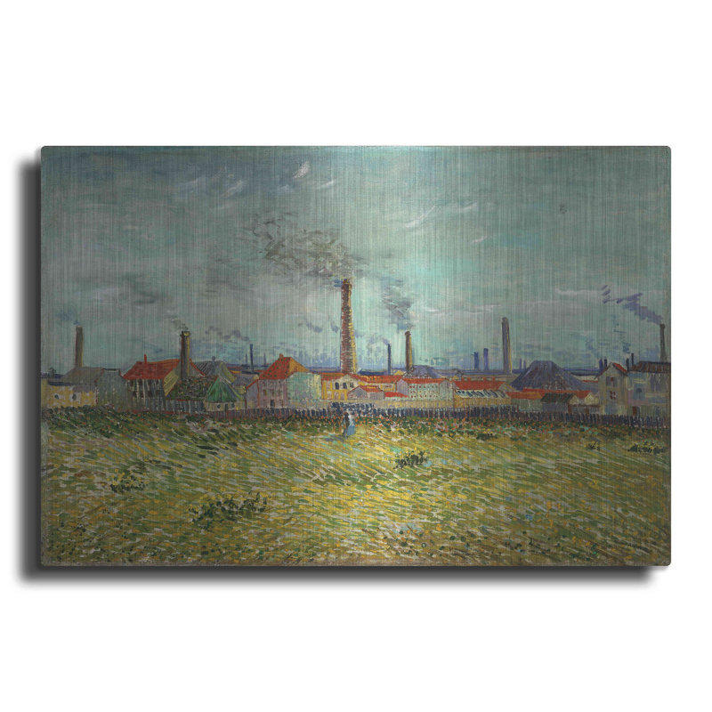 «Factories At Clichy» par MASTERS, H 12 po x l 16 po
