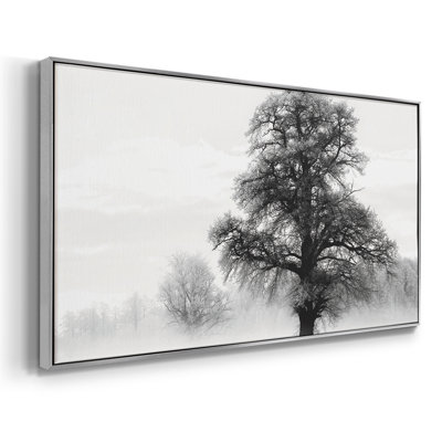 Inky Trees - Toile tendue avec châssis encadré - Prêt à être accroché