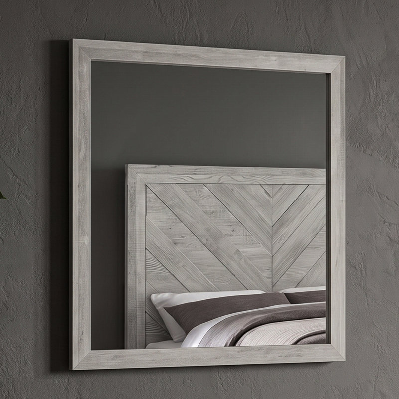 Zarrah Mirror, Rustic Oak