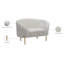 Fauteuil demi-tonneau en velours de 43,5 po Ritz-1894639760
