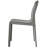 18'' H Genuine Leather Upholstered Metal Side Chair-288085176