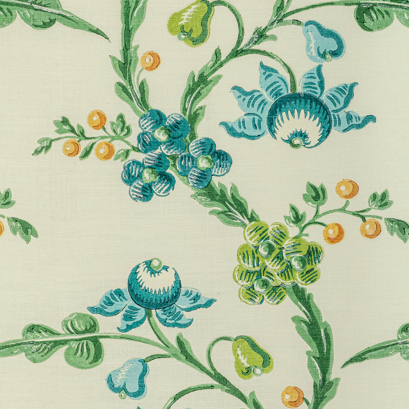 Le Brun 100% Linen Fabric, Pool
