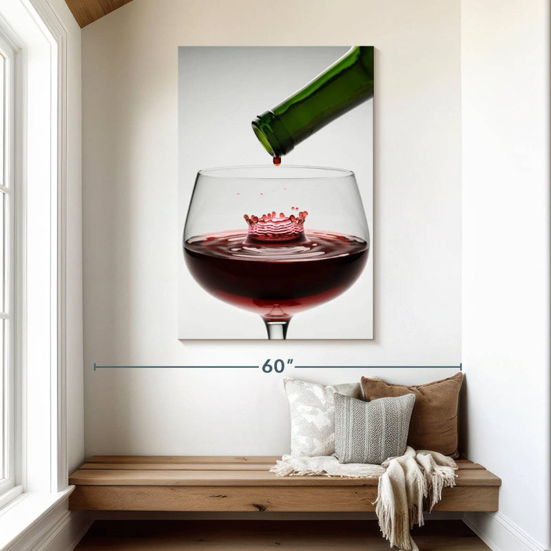 Yarlin Wine Drop, 48" H x 32" W