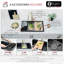 Évier de cuisine 28 po x 18 po en composite de granite, encastré à simple cuve noire ou encastré avec accessoires encastrés-62240458