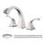 Widespread 2-handle Bathroom Faucet With Drain Assembly-106853173