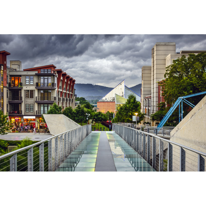 Centre-ville de Chattanooga - photographie sur toile, H 24 po x l 36 po