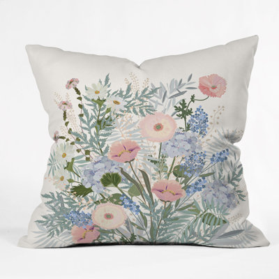 Floral Throw Pillow