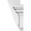 Traverse traditionnelle Endurathane avec plate Keystone, largeur du bas 131 po x largeur du haut 7 7/8 po x H 7 1/4 po x P 1 po, apprêtée en usine-109185690