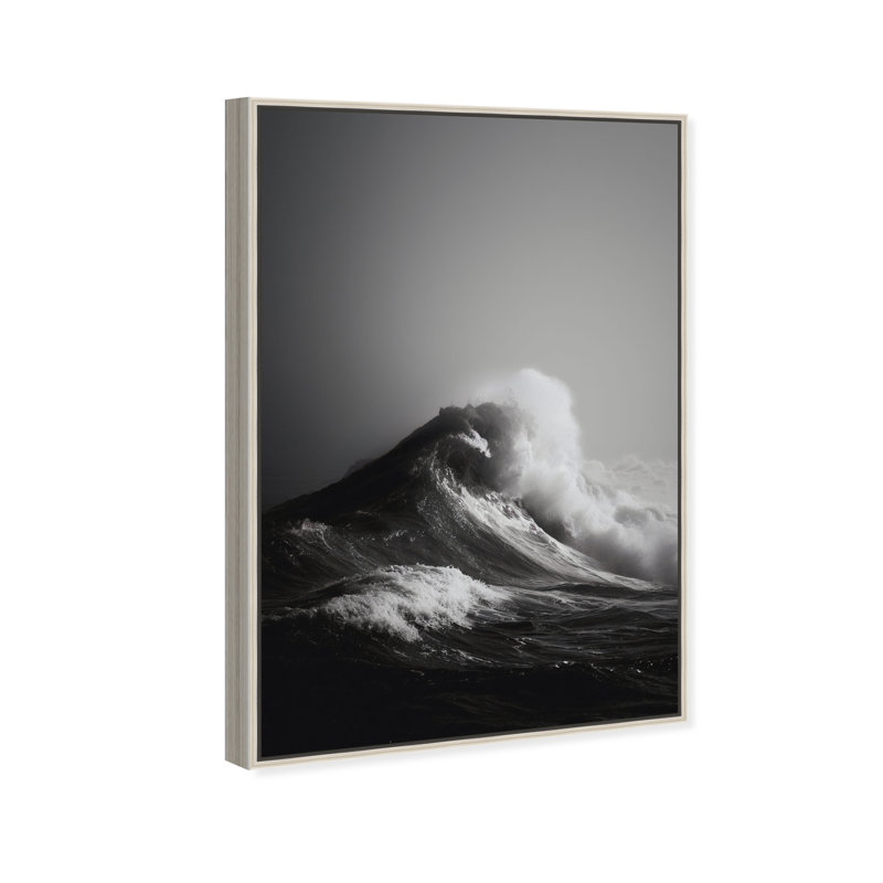 Tectonic Flow I Print by Oliver Gal, 55"H x 37"W, Silver Floater Frame
